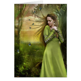 Spring bort (kortet) hälsningskort