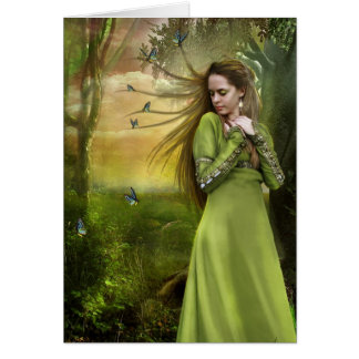 Spring bort (kortet) hälsningskort