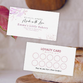 Spring Botanical Farmers Market Loyalty Reward Visitkort