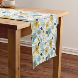 Spring Botanical Floral  Table Runner