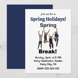 Spring Break Holidays Friendship  Inbjudningar