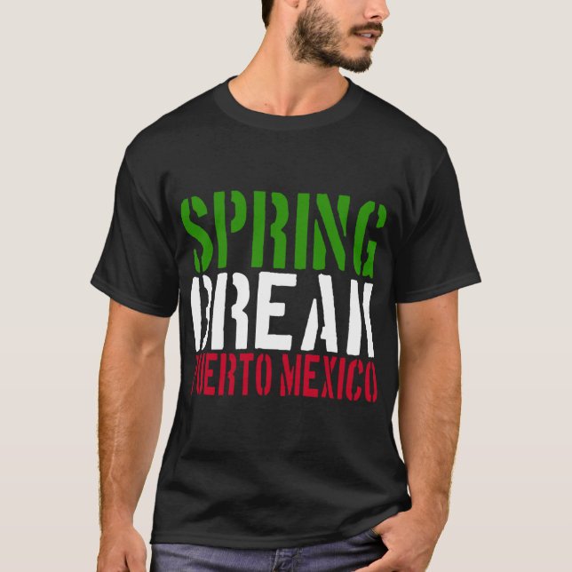 Spring Break Puerto Meico 22 Jump Street T Shirt (Framsida)