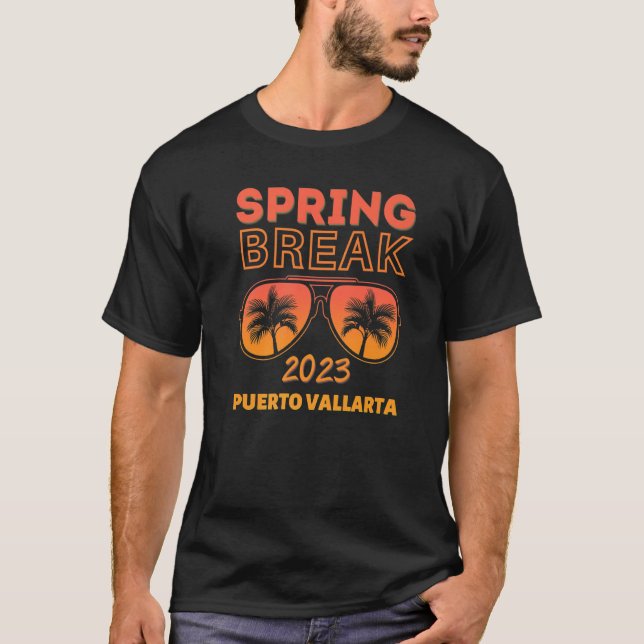 Spring Break Puerto Vallarta 2023 Beach Vacay Part T Shirt (Framsida)