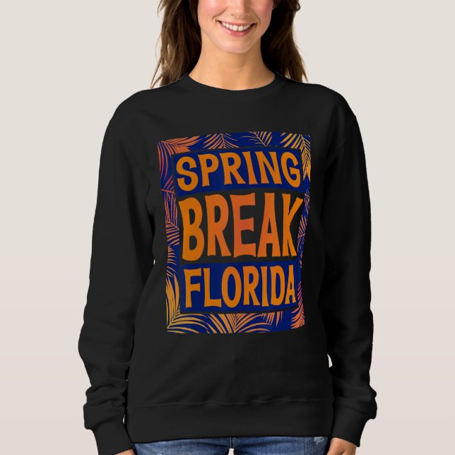 Spring Break Senior Class Student School Trip Flor T Shirt (Framsida)