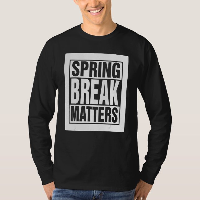 Spring Break Senior Class Student School Trip Flor T Shirt (Framsida)