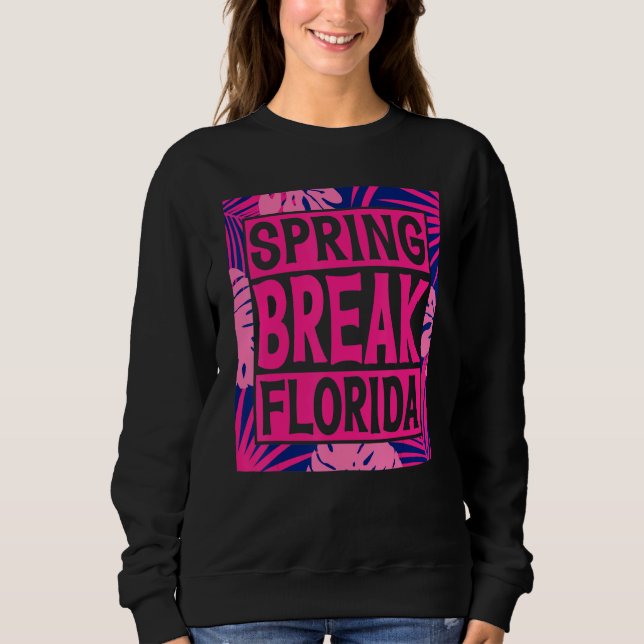 Spring Break Senior Class Student School Trip Flor T Shirt (Framsida)