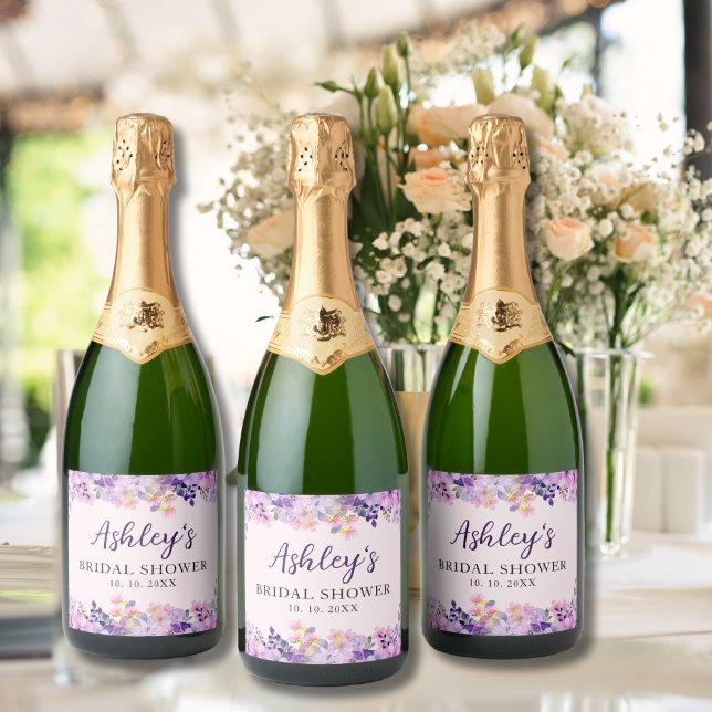 Spring Bridal shower with wildflowers Purple Color (Skapare uppladdad)