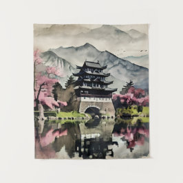 Spring Castle Wall Scroll
