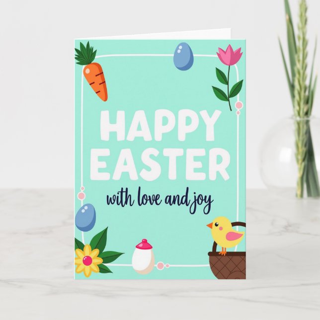 Spring Celebration Season Card Kort (Framsida)