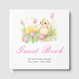 Spring Chick Baby Shower Guest Book Gästböcker