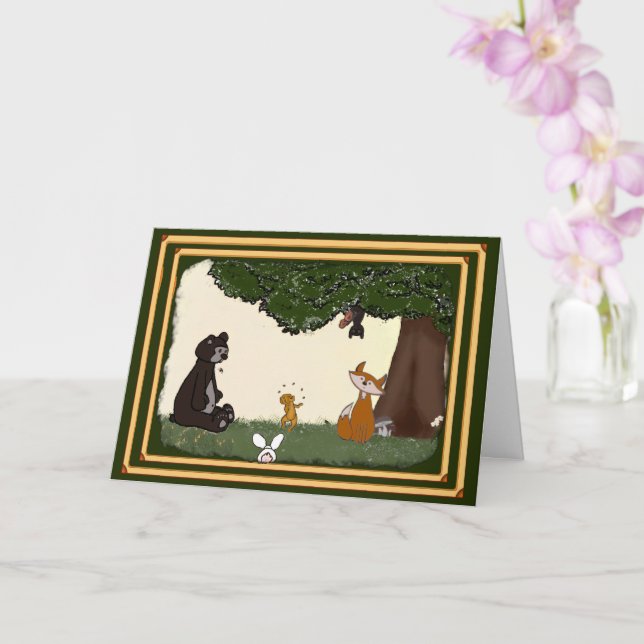 "Spring Day" Thinking of you greeting card Kort (Orkide)