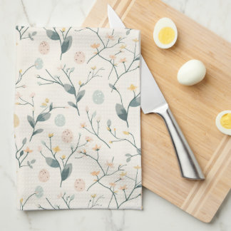 Spring Easter Botanical  Kitchen Towels Kökshandduk