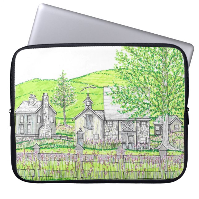 Spring Farm Laptop Case Laptop Fodral (Framsidan)