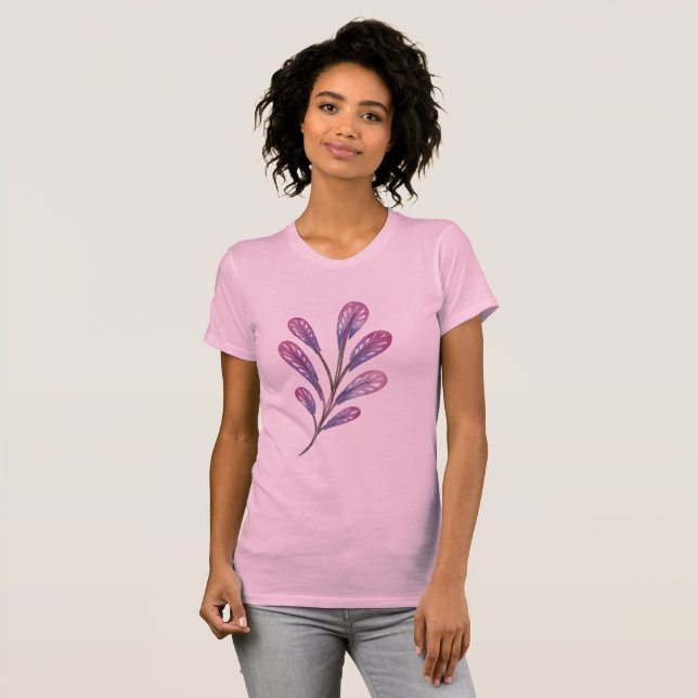 Spring fashion, floral gifts for her, or artistic  t shirt (Hel framsida)