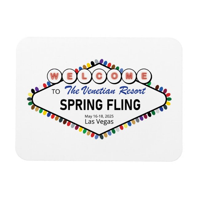 Spring Fling 2025 Magnet (Horisontell)