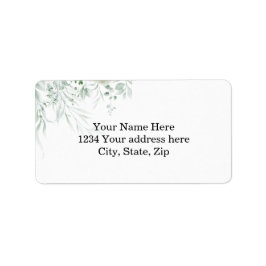 Spring Floral Address Label Adressetikett