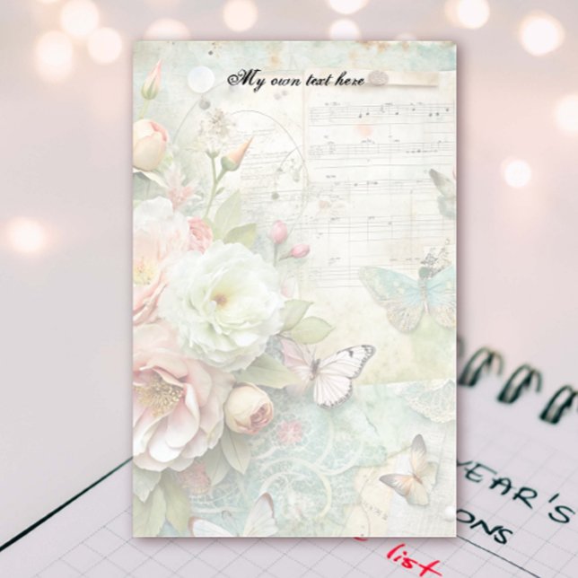 Spring Floral Letter Sheets Stationery Brevpapper (Skapare uppladdad)
