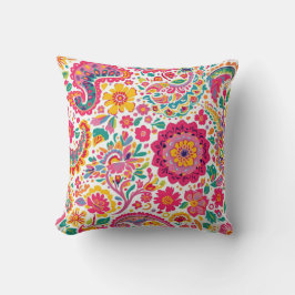Spring Floral Paisley cushion Kudde
