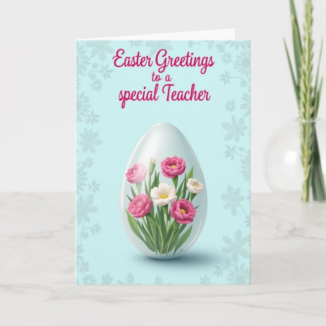 Spring Flower Appreciation Card Kort (Framsida)