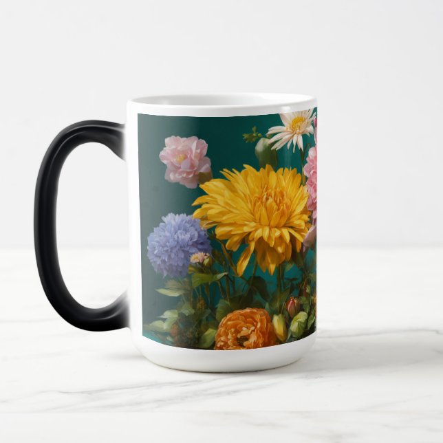 Spring flower mugs magisk mugg (Vänster)