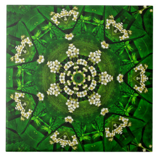 Spring Flowers Ceramic Tile Kakelplatta