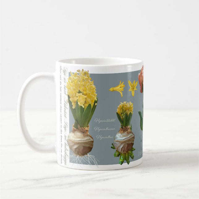 Spring flowers garden mug. kaffemugg (Vänster)