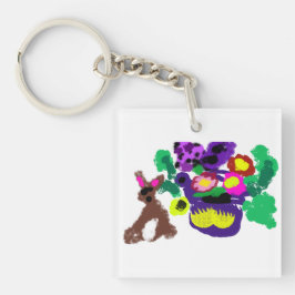 Spring flowers Rabbit joy