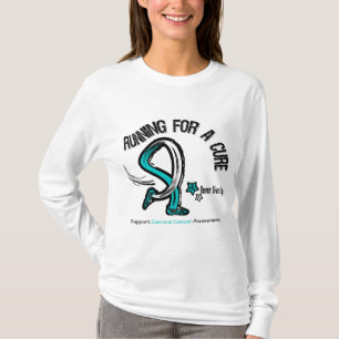 Spring för en Cervical cancer för bot T Shirt