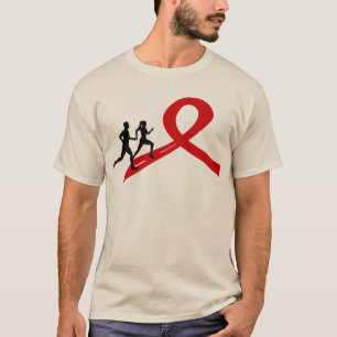 Spring för en röd orsakaT-tröja Tee Shirt