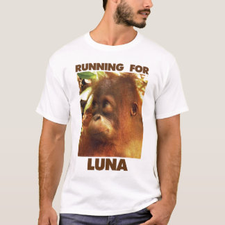 Spring för Luna - orangutanen överstiger Tee Shirt