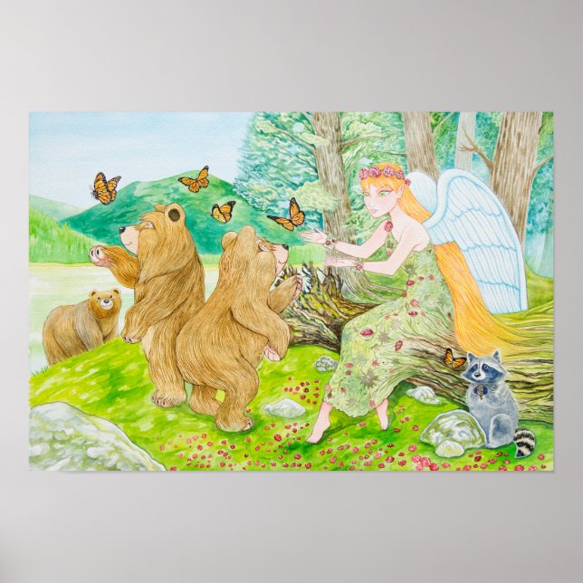 "Spring Forest" Poster (Framsidan)