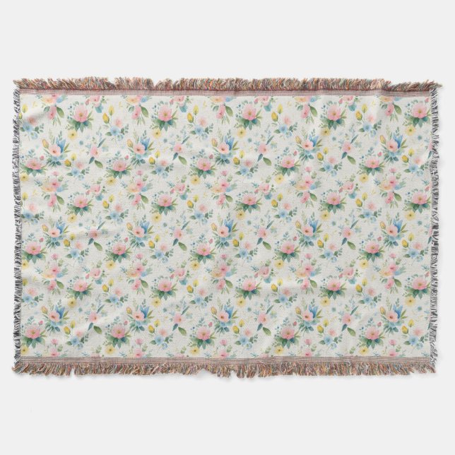 spring garden pastel florals filt (Framsidan)