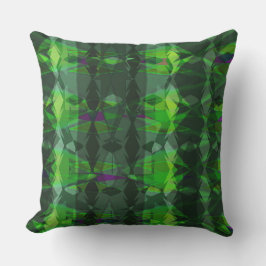 spring green 001 Throw Pillow Kudde
