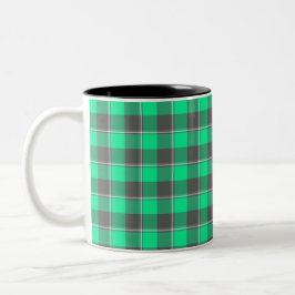 Spring Green and Finlandia Black Plaid Två-Tonad Mugg