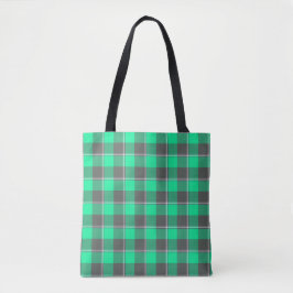 Spring Green and Finlandia Plaid Tygkasse