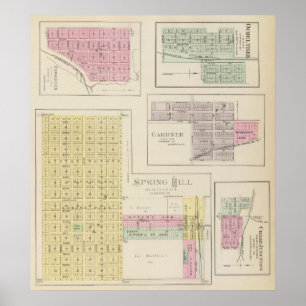 Spring Hill Edgerton, Ocheltree, Gardner, Kansas Poster