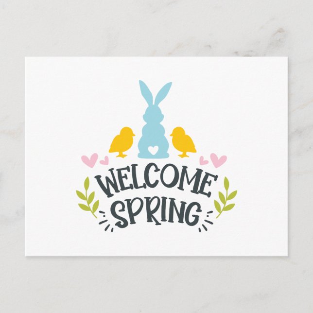 Spring Is In The Air! Vykort (Framsida)