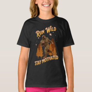Spring Lopp, Håll Motivations Skämt Storfoot T Shirt