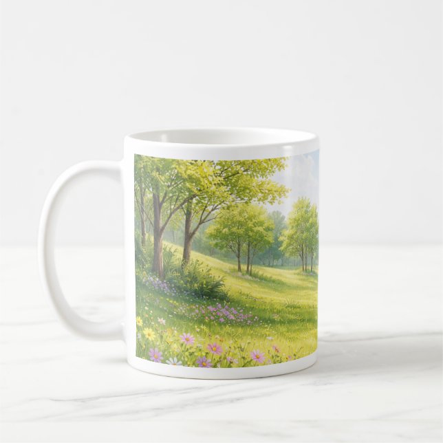 Spring Meadow Nature Mug Kaffemugg (Vänster)