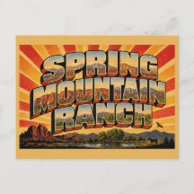 Spring Mountain Ranch Nevada Röda Klippans Oas Kon
