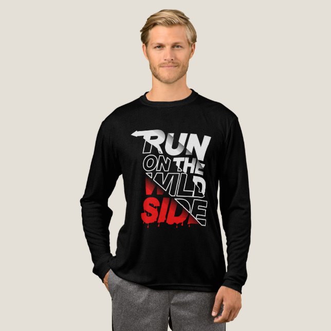 Spring på den vilda sidan t shirt (Hel framsida)