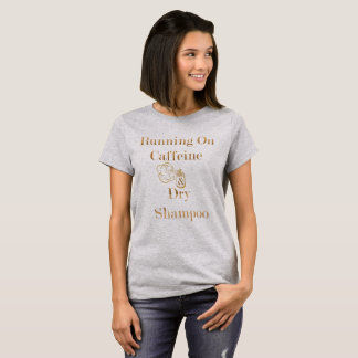 Spring på koffein och den torra Shampootshirten T-shirt