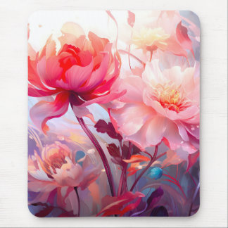 Spring Peony Bloom Garden Watercolor Musmatta