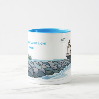 SPRING POINT LEDGE LIGHT, MAINE MUGG