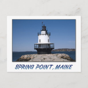 Spring Point, Maine Vykort