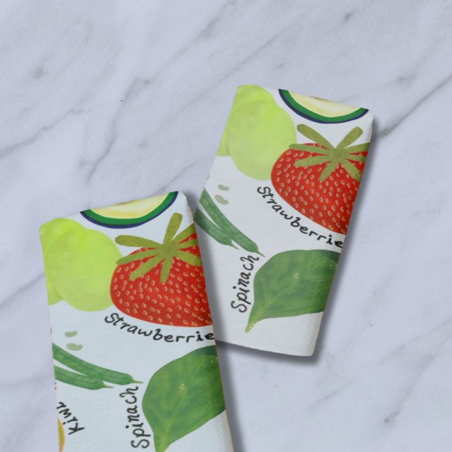 Spring Produce Guide  Kökshandduk (Skapare uppladdad)