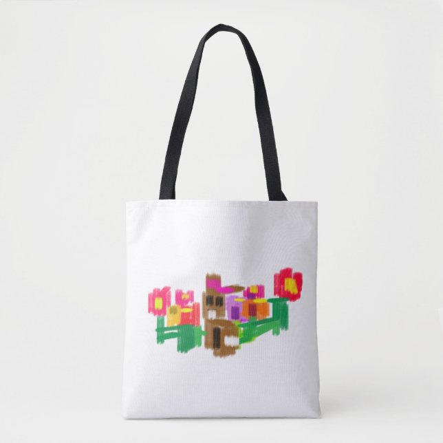 Spring Rabbit Tygkasse (Framsida)