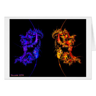 Spring som hoas & kall hälsningskort