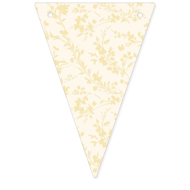 Spring Sprigs Buttercream - Neutral Vimplar (Första flaggan)