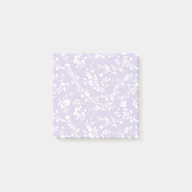 Spring Sprigs Neutral - Dusty Lavender Post-it Block (Framsida)